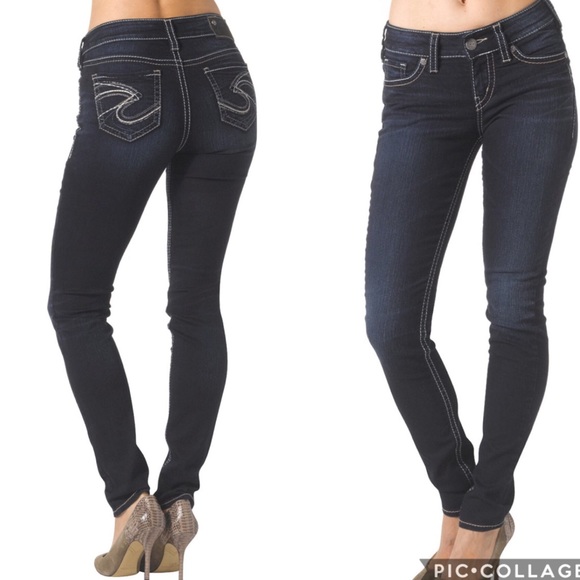 silver jeans suki mid skinny